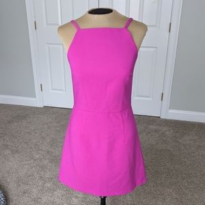 Fuschia French Connection Whisper Light Dress